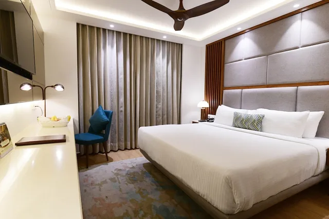 غرفة كلاسيكية ديلوكس بسرير مزدوج، Hotel Ananta Spa And Resorts 2/6