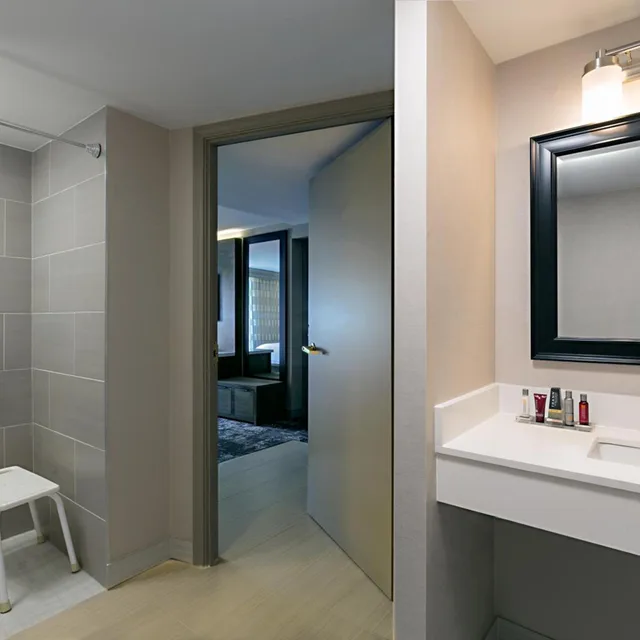 غرفة بسريرين كوين بإطلالة على البحيرة بشرفة، Marriott Dallas Las Colinas 5/6