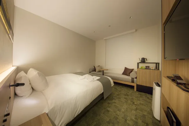 غرفة قياسية بسرير مزدوج بحوض استحمام، Shizutetsu Hotel Prezio Kyoto Shijo 2/3