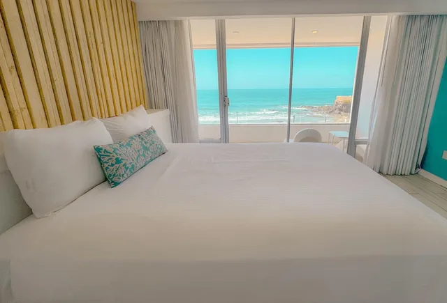غرفة بسرير مزدوج بإطلالة على البحر، Hotel Castillos Del Mar 3/7