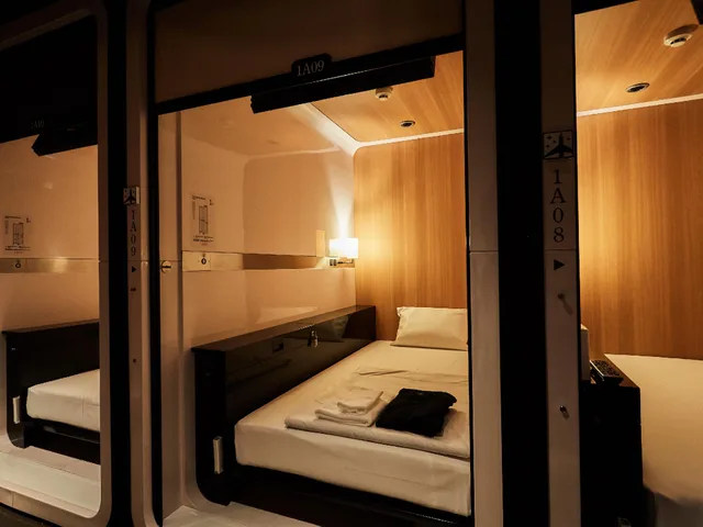 Female Dorm, Female Only, Business, Cabin, Single Bed، First Cabin Nishi Umeda 1/1