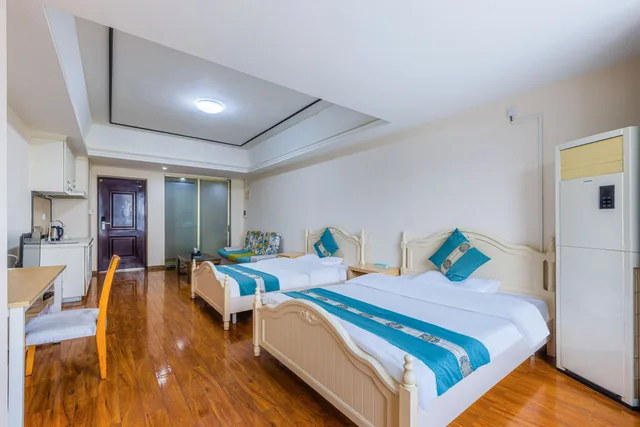 غرفة بزنس ثلاثية بسريرين مزدوجين، Home Inn Huayi Apartment 2/10