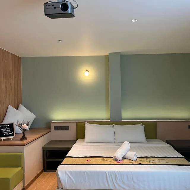جناح استوديو بريميير ديلوكس بحوض استحمام، Swiss Heritage Boutique Hotel Jonker Street Melaka 1/8