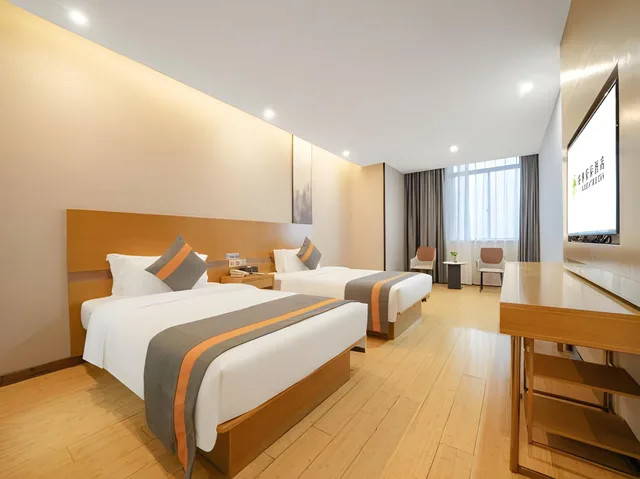 غرفة سوبيريور بسريرين مزدوجين، GreenTree Inn Huzhou Zhili Fortune Plaza Wuxing Avenue Express Hotel 1/1