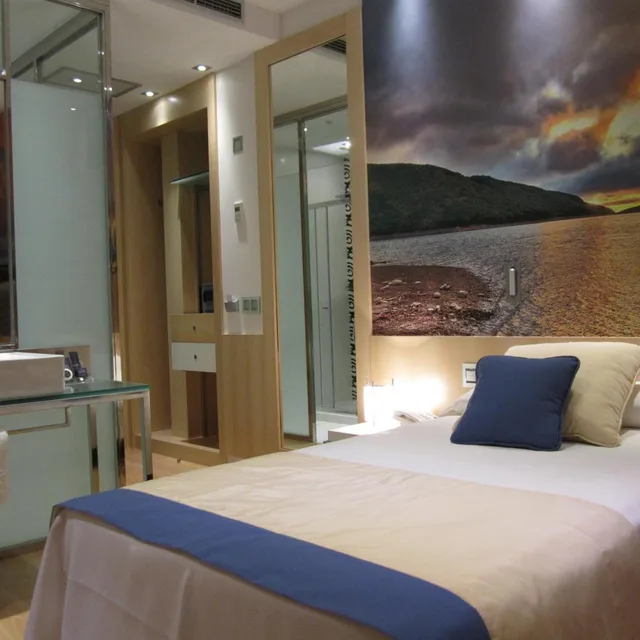 غرفة مفردة بإطلالة، Hotel Via Gotica 3/4
