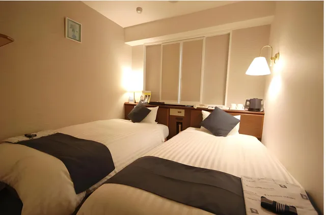 Economy, Twin Beds, Sun Hotel Kokubu 1/1