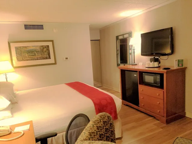 Room, King Bed, Exterior Entrance، Ramada by Wyndham State College Hotel & Conference Center 4/10
