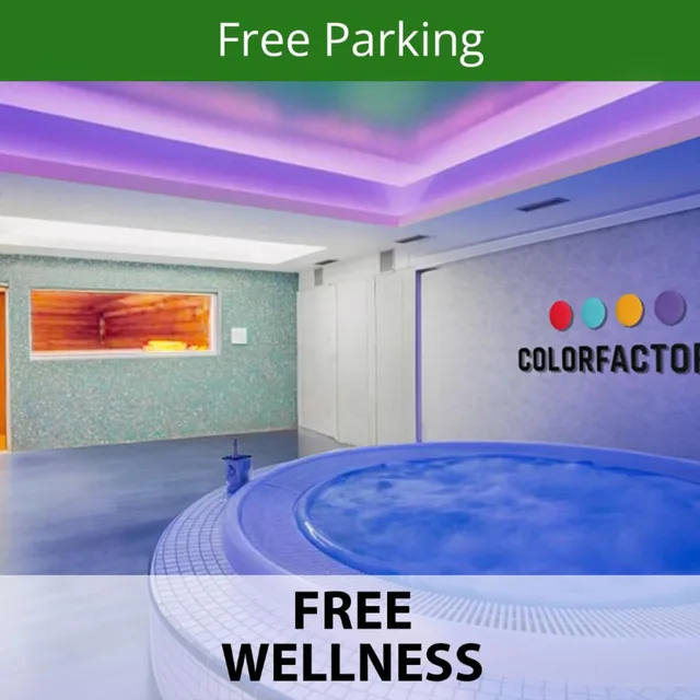 شقة بسرير فردي بغرفتي نوم، COLORFACTORY SPA Hotel 3/4