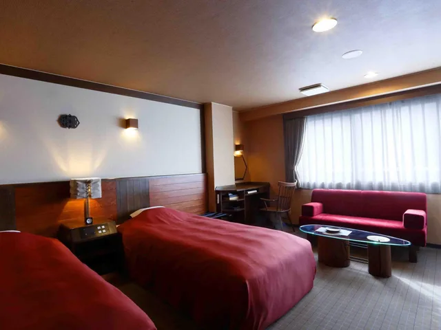 غرفة قياسية بسريرين منفصلين، Hokuten No Oka Lake Abashiri Tsuruga Resort 1/2