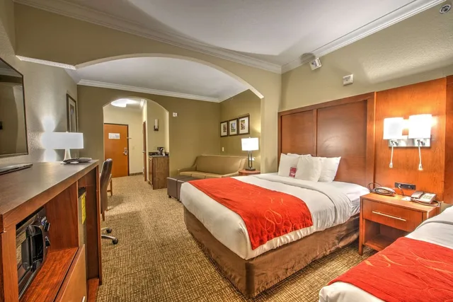جناح بسرير كينج مع أريكة لذوي الإعاقة، Comfort Suites Tomball Medical Center, TX 2/10