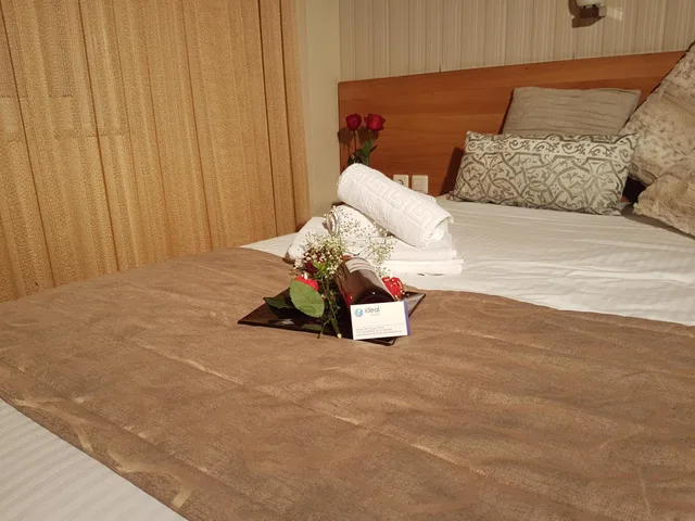 غرفة بسرير مزدوج أو سريرين منفصلين، Ideal Hotel 3/10