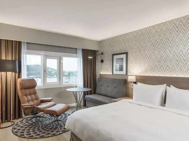 غرفة سوبيريور بسرير كوين بإطلالة على المدينة، Radisson Blu Plaza Hotel Oslo 6/9