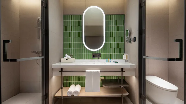 غرفة بريميوم بسرير مزدوج، Holiday Inn Shanghai Pudong Airport 4/4