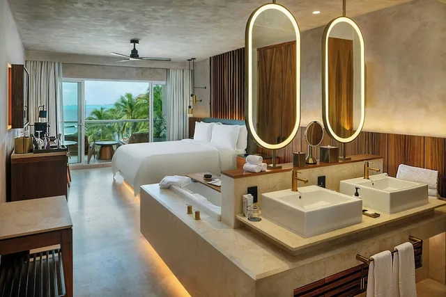 غرفة ديلوكس بسريرين مزدوجين بشرفة، Almare, a Luxury Collection Adult All-Inclusive Resort, Isla Mujeres 6/6