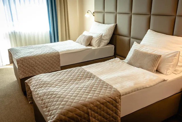 غرفة كومفورت بسريرين منفصلين، Dixon Congress Hotel 5/8