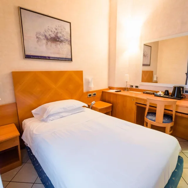 Room, Single, French Bed، Albergo Centrale Bologna 4/10
