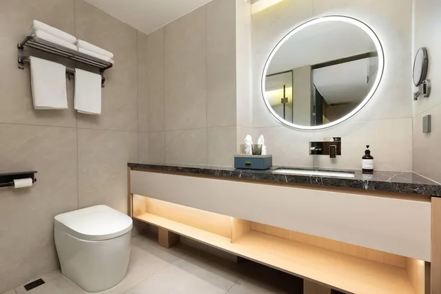 غرفة تنفيذية بسرير كينج، Days Inn by Wyndham Enshi Gaoping 3/3