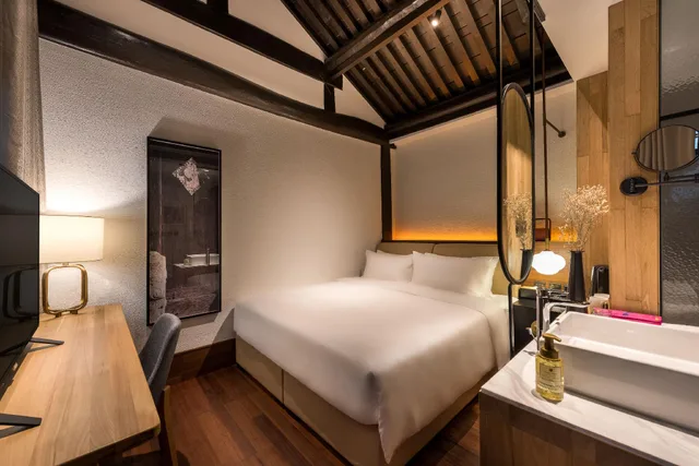 غرفة سوبيريور بسرير مزدوج، Manxin Beijing Qianmen Courtyard Hotel 1/1