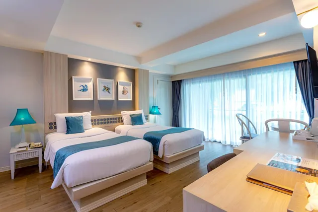 غرفة ديلوكس بسرير مزدوج أو سريرين منفصلين، Khaolak Emerald Beach Resort and Spa 10/10