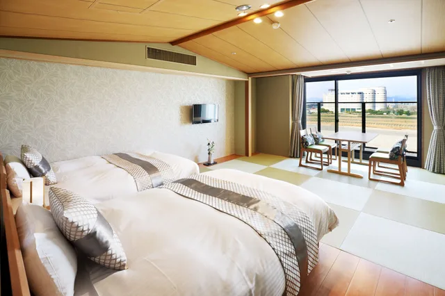 Japanese, Single, Futon Bed, Twin Beds, River View, Outdoor Bath، Juhachiro 1/1