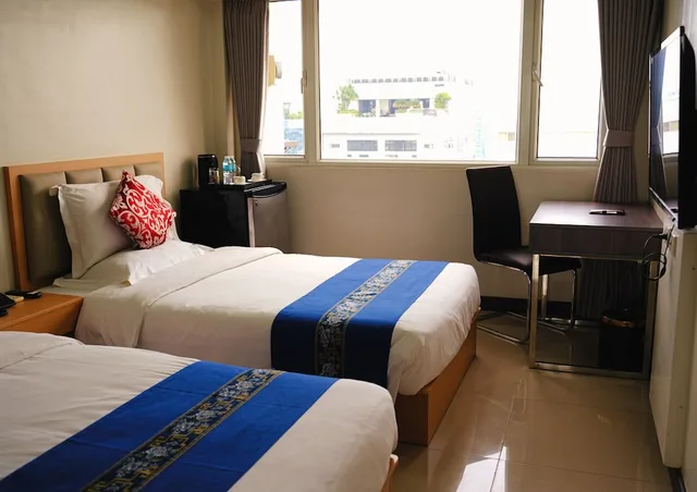 غرفة ديلوكس بسريرين مزدوجين، Extremeli Suites 3/10