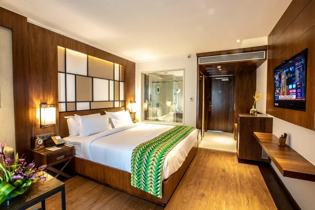 غرفة اقتصادية بسرير مزدوج أو سريرين منفصلين بإطلالة على المدينة، Hotel Span International 2/2