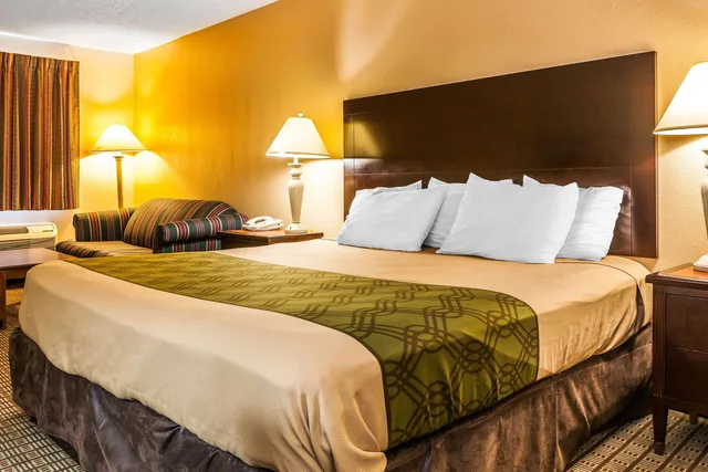 غرفة بسرير كينج لذوي الإعاقة، Econo Lodge Vincennes IN 1/1