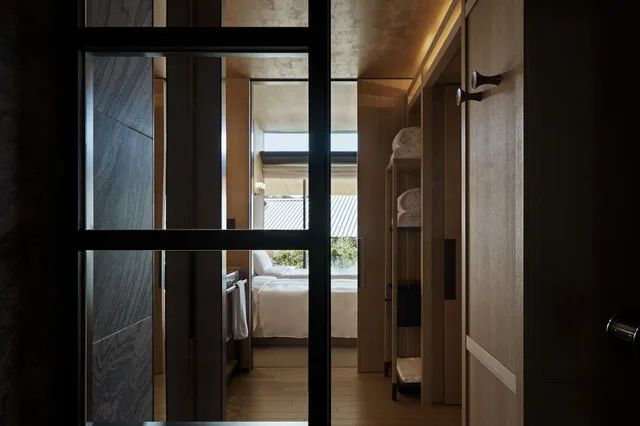 غرفة بسريرين منفصلين بإطلالة على الحديقة، Park Hyatt Kyoto 5/5