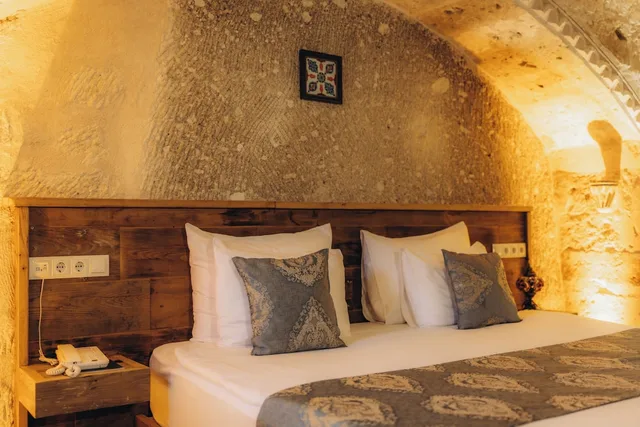 غرفة ديلوكس بسرير كينج، Sah Saray Cave Suites Halal Hotel 3/7