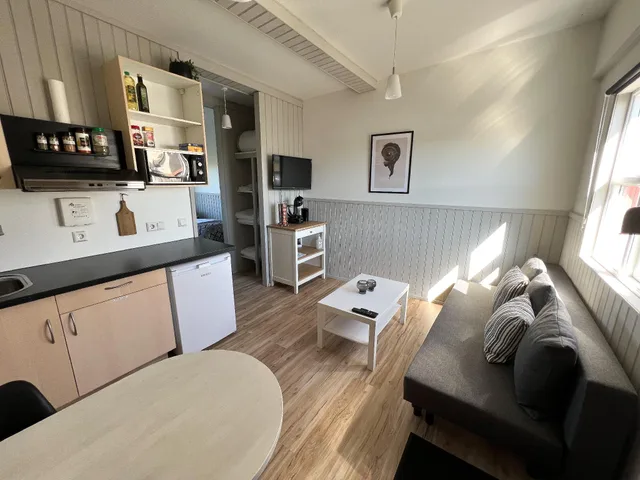 كوخ عائلي بغرفتي نوم، Gardur Apartments 1/1