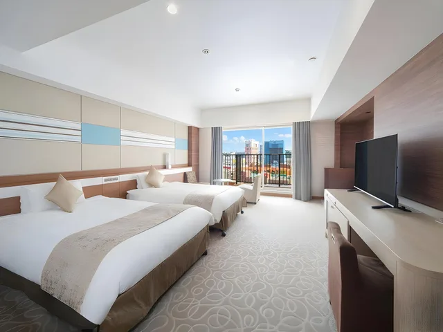 غرفة عائلية بسريرين منفصلين في الملحق، Vessel Hotel Campana Okinawa 1/2