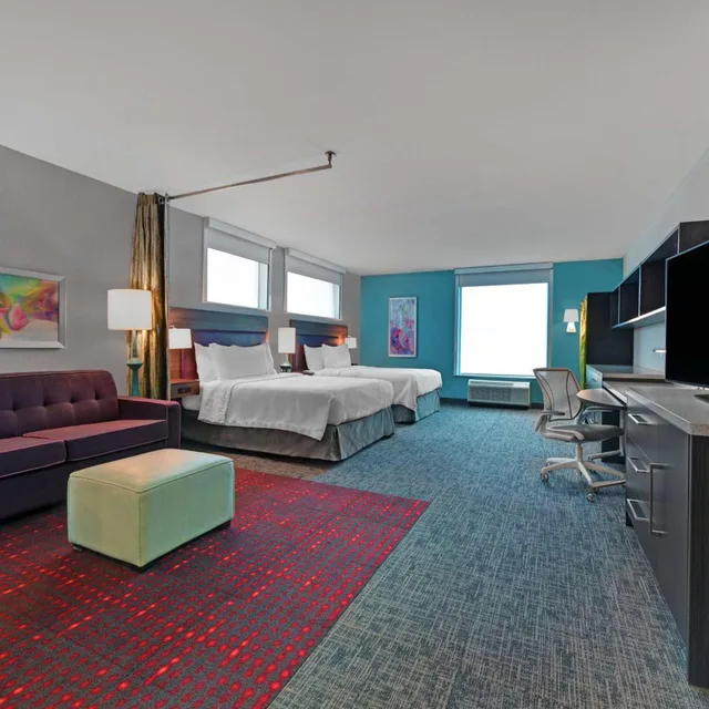 استوديو بسريرين كوين مع أريكة لذوي الإعاقة، Home2 Suites by Hilton Memphis Wolfchase Galleria 3/6