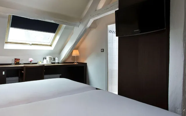 غرفة قياسية بسريرين منفصلين، Hotel Le Colisee 2/4