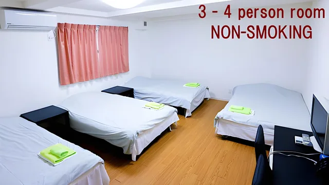 غرفة رباعية ثلاثية بأربعة أسرّة، Hotel Chuo Selene 1/1