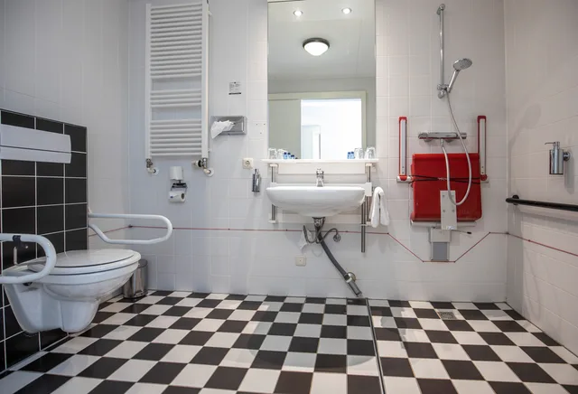 غرفة بسرير مزدوج لذوي الإعاقة، Fletcher Landgoed Hotel Avegoor 2/2