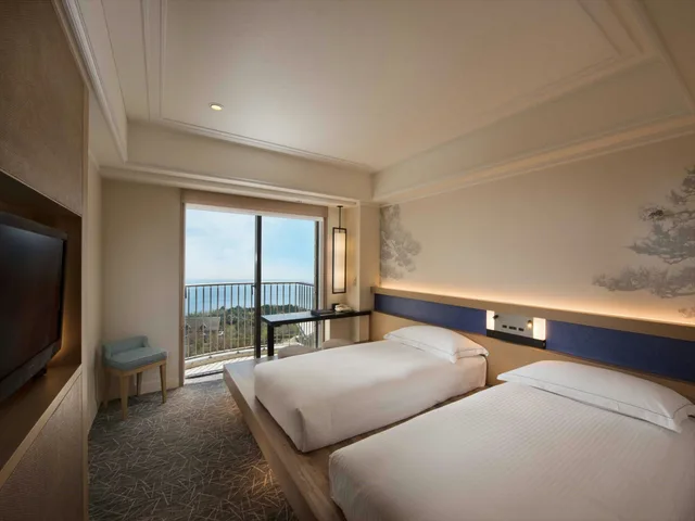 غرفة سوبيريور بسريرين منفصلين، Hilton Odawara Resort And Spa 1/2