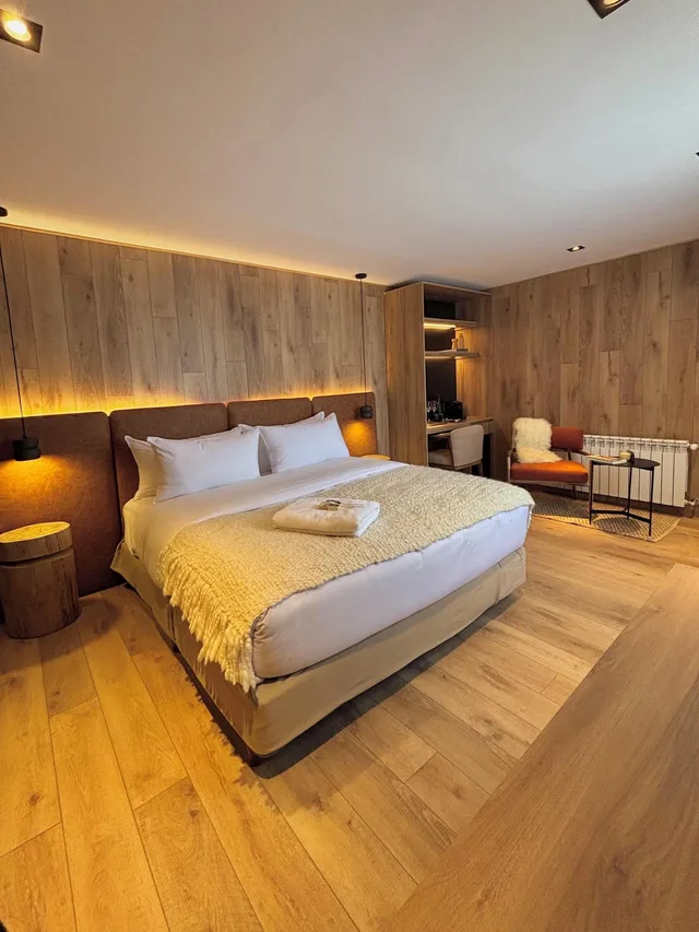 غرفة بريميوم بسرير مزدوج أو سريرين منفصلين، Amigo Del Mundo Hosteria Y Apart Hotel 3/6