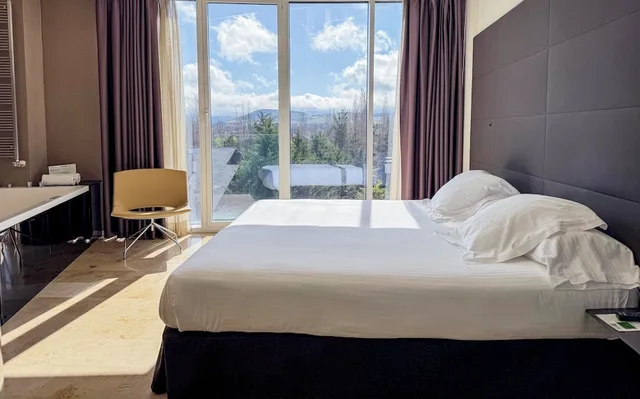 غرفة ديلوكس بسرير كينج، Sercotel Jardines de Uleta Suites 2/6