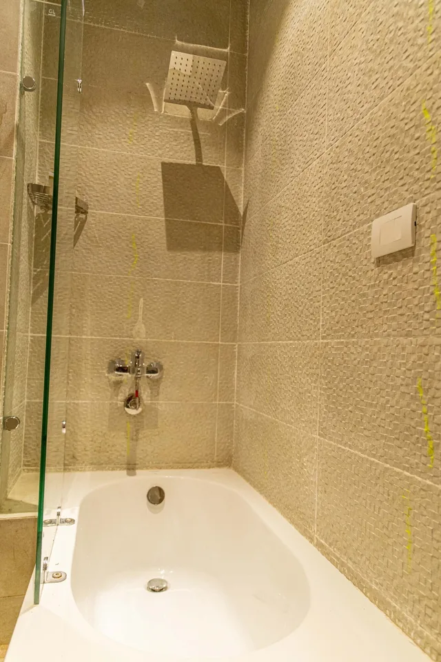 غرفة ثلاثية بثلاثة أسرّة بإطلالة على الحديقة، Nine Pyramids View Hotel 6/6