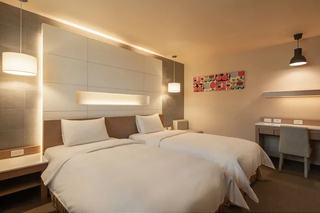 غرفة بسريرين منفصلين، Kindness Hotel - Sanduo Shopping District 2/10