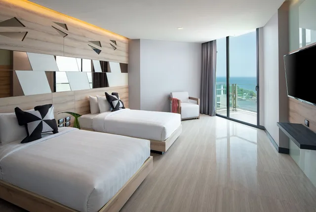 2 Bedrooms, Suite, 1 King and 1 Single Beds, Ocean Front، Tsix5 Phenomenal 2/7