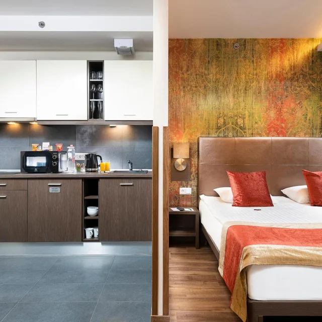 غرفة تنفيذية بسرير كينج، Opera Garden Hotel & Apartments 4/7