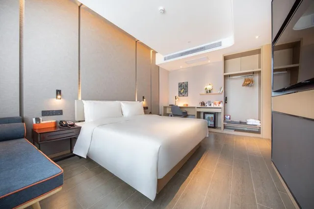 غرفة سوبيريور بسرير مزدوج، Atour Hotel Jinyin Lake Wuhan 1/2