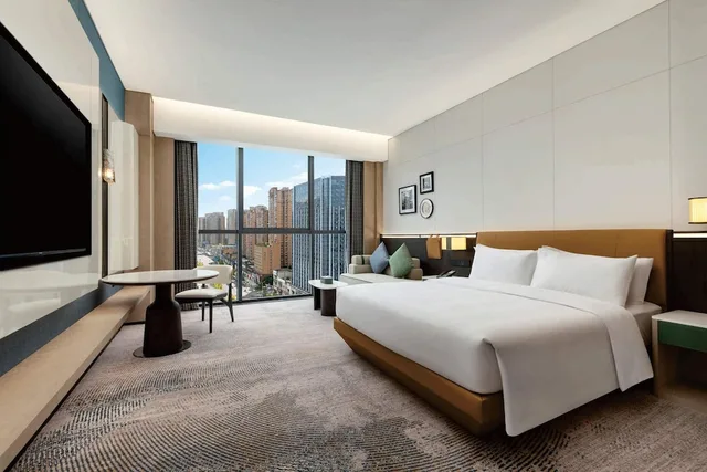 غرفة قياسية بسرير كينج، Wyndham Leshan Downtown 1/1