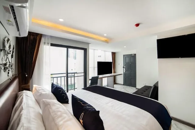 غرفة ديلوكس بسرير مزدوج، RoomQuest Sukhumvit36 BTS Thonglor (ex Ongkara Bangkok) 1/6