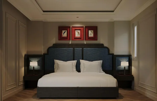 جناح بريميير بسرير مزدوج أو سريرين منفصلين بإطلالة على المدينة بشرفة، Champton Hanoi Hotel 2/5