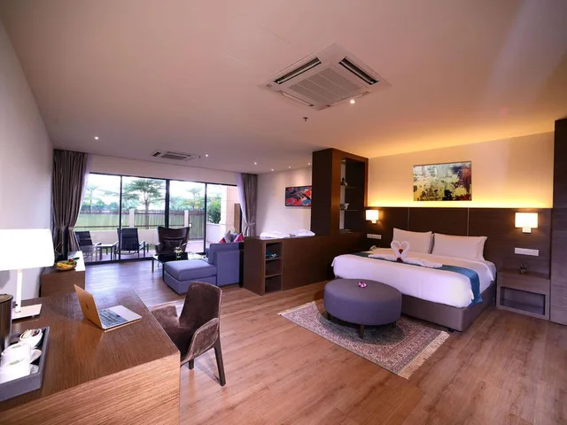 Garden Suite, Double Bed، Bella Vista Waterfront Langkawi 5/8