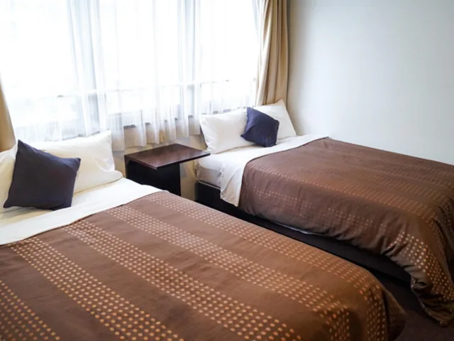 غرفة قياسية بسريرين منفصلين، Hotel Livemax Budget Umeda 1/1
