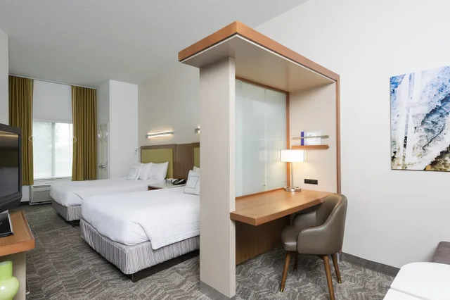 استوديو بسريرين كوين مع أريكة لذوي الإعاقة، SpringHill Suites Detroit Auburn Hills 3/5
