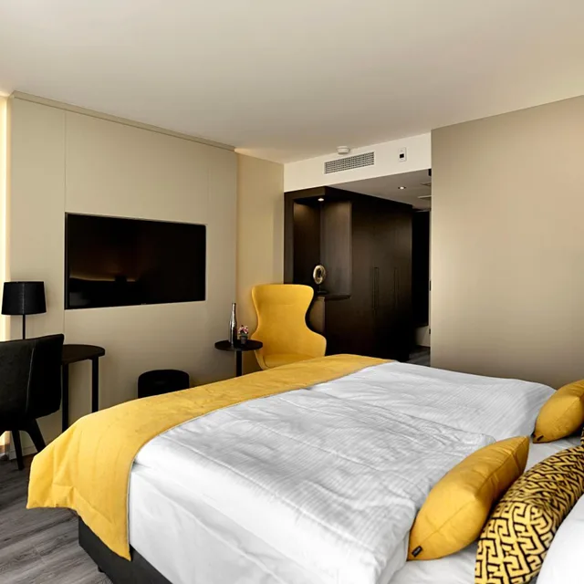 غرفة ديلوكس بسرير مزدوج، Gerry Weber Sportpark Hotel 4/6